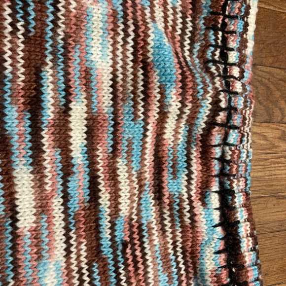 UO The Ragged Priest Data Mini sweater knit Skirt Multi Space Dye Medium - Picture 11 of 12